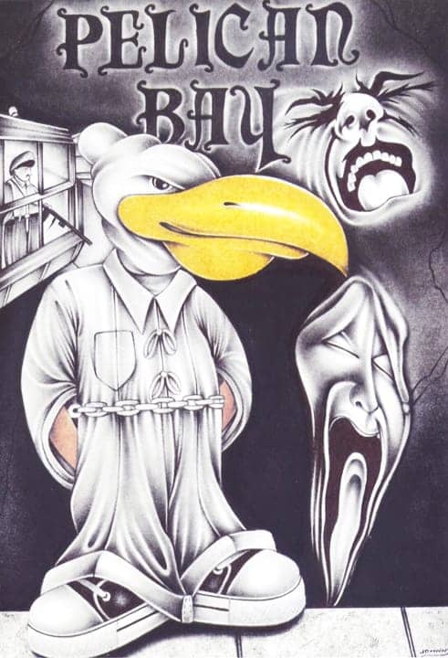 Pelican-Bay-drawing-by-Johnny-Martinez-web, Pelican Bay hunger strikers denied newspapers, even denied food when they asked for it, Behind Enemy Lines 
