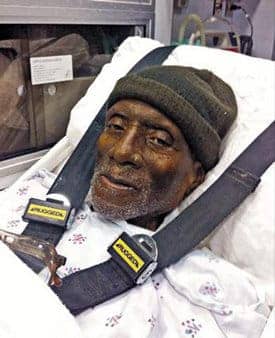 Herman-Wallace-released-in-ambulance-100113-by-Democracy-Now, Herman Wallace, the ‘Muhammad Ali of the criminal justice system,’ joins the ancestors, Abolition Now! 