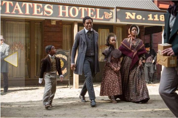 12-Years-a-Slave-Northup-family-before-capture-daughter-Quvenzhane-Wallis-by-Fox-Searchlight-Pictures, White people, run, don’t walk to ‘12 Years a Slave’, Culture Currents 