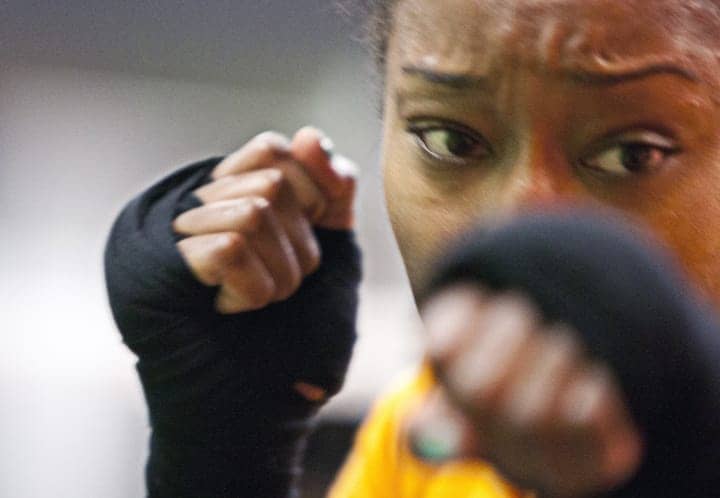 Raquel-Miller-shadow-boxing-061513-by-Malaika-web, Rock on, Raquel! From Bayview to Rio, Raquel ‘The Rock’ Miller on the 2016 Olympic road, Culture Currents 