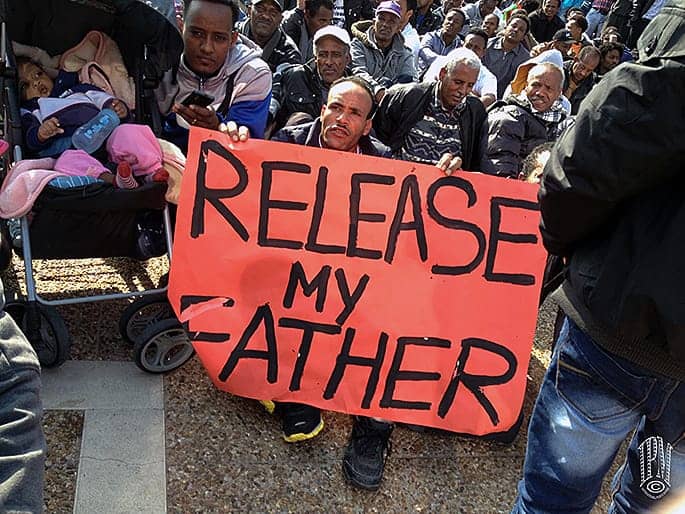30000-African-refugees-protest-Tel-Aviv-Release-my-father-010514-by-Isaac-Alon-IPM, African migrants to Israel, ‘We are human beings too’, World News & Views 