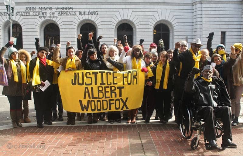 Woodfox-hearing-5th-Circuit-supporters-rally-010714-by-Hillary-Donnell, Albert Woodfox: It’s time to free the last of the Angola 3, Abolition Now! 