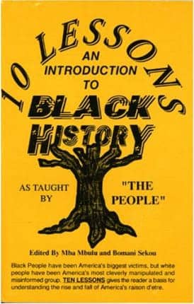 10-Lessons-An-Introduction-to-Black-History-by-Mba-Mbulu-cover, Censorship behind the walls, Behind Enemy Lines 