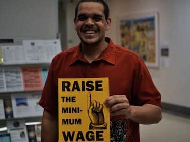 Richmond-activist-Melvin-Willis-campaigns-to-raise-minimum-wage-by-David-Meza, Richmond to have highest minimum wage in California, Local News & Views 