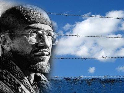 Imam-Jamil-Al-Amin-behind-barbed-wire-graphic, Free Imam Jamil Al-Amin! His wife, attorney Karima Al-Amin, tells of the US’ 47-year campaign to silence H. Rap Brown, Abolition Now! 