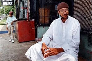Imam-Jamil-Al-Amin-in-hood, Free Imam Jamil Al-Amin! His wife, attorney Karima Al-Amin, tells of the US’ 47-year campaign to silence H. Rap Brown, Behind Enemy Lines 