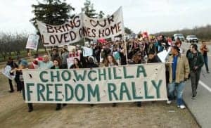 Chowchilla-Freedom-Rally-march-Bring-our-loved-ones-home-012613-web-300x182, Stop the McFarland GEO women’s prison!, Behind Enemy Lines 