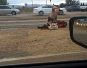 Marlene-Pinnock-51-beaten-by-CHP-officer-at-side-of-10-Freeway-Santa-Monica-070114-by-David-Diaz-300x235, Justice sought for Black woman savagely beaten by CHP officer, News & Views 