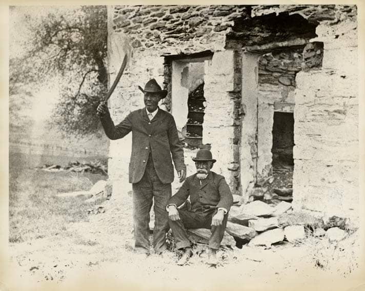 Samuel-Hopkins-Peter-Woods-1851-Christiana-PA-gunfight-survivors-at-William-Parkers-house-1896-cy-Moore’s-Memorial-Library-Christiana, Wanda’s Picks for July 2014, Culture Currents 