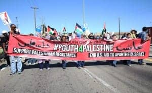 Block-Zim-ship-Youth-4-Palestine-081614-Port-of-Oakland-by-Malaika-300x185, US-Israeli terrorism blocked at the Port of Oakland, Local News & Views 