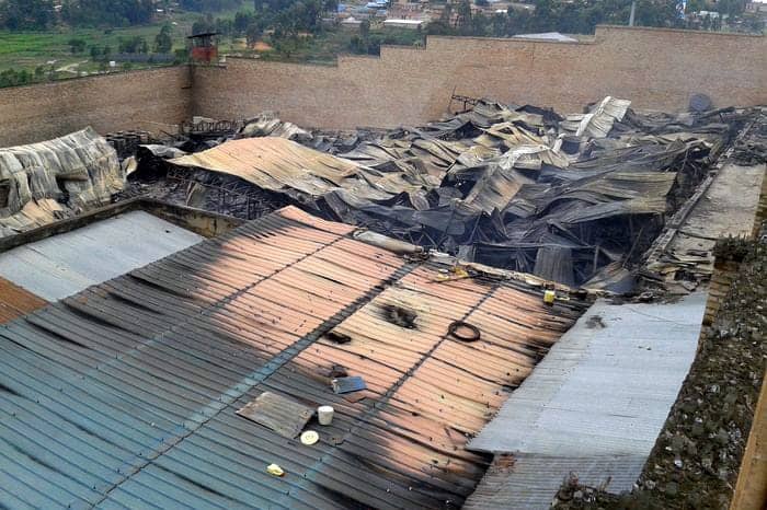 Rwanda-Muhanga-Prison-fire-gutted-3500-prisoners-quarters-060514-by-ICRC, Second genocide in Rwanda? Slow, silent, systematic?, World News & Views 