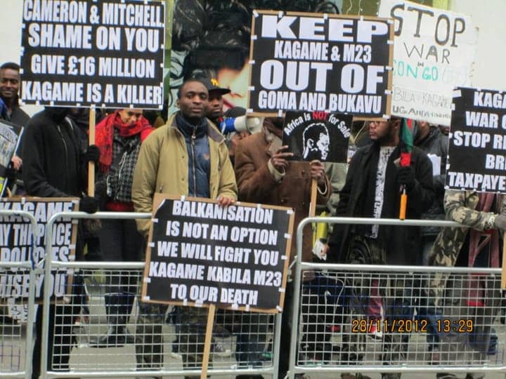 Rwanda-Day-protest-London-2012, Kagame started the genocide in Rwanda, then Congo, World News & Views 