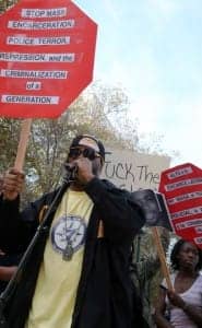 October-22nd-Oakland-NY-organizer-speaks-Oscar-Grant-Plaza-rally-102214-by-Malaika-185x300, National Day of Action: It’s right to rebel!, Local News & Views 