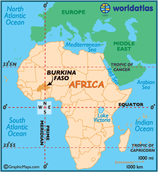 Burkina-Faso-map, People of Burkina Faso drive Blaise Campaore from power, World News & Views 