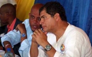 Haiti-President-Michel-Martelly-Ecuador-President-Rafael-Correa-confer-by-Presidencia-de-la-Republica-del-Ecuador-300x185, Et tu, Brute? Haiti’s betrayal by Latin America, World News & Views 