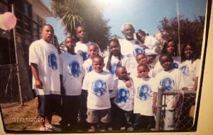 Annette-Millers-father-James-Johnson-Purple-Heart-vet-his-grandkids-300x191, West Oakland unites to keep Black families in their homes!, Local News & Views 