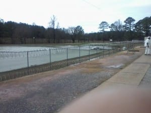 Childersburg-Community-Work-Center-Alabama-cesspool-outside-dorm-door-0115-by-Ismail-Shabazz-300x225, The voice of a slave who is not afraid to speak out against Alabama’s wickedness and corruption, Abolition Now! 