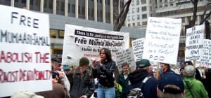 Mumias-daughter-Goldii-at-NYC-rally-032808-by-PDC-300x140, Mumia’s daughter Goldii leaves a powerful legacy, Culture Currents 