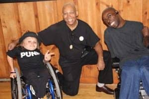 Kalyn-Heffernan-Emmitt-Thrower-Keith-Jones-at-Krip-Hop-Nation-police-brutality-forum-Syracuse-Univ-300x200, Does the disability community need a documentary on police brutality from a retired disabled Black cop?, Culture Currents 