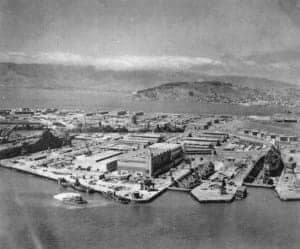 Hunters-Point-Shipyard-aerial-photo-1945-300x249, Is the Shipyard safe? Dr. Sumchai writes EPA opposing transfer of more Hunters Point Shipyard land to San Francisco and Lennar, as NBC questions radiation testing, Local News & Views 