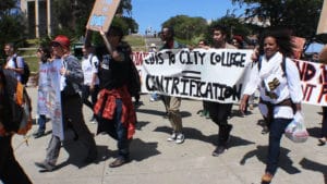 Walkout-to-Save-City-College-200-students-march-rally-flash-occupy-admin-bldg-‘Cuts-Gentrification’-050615-1-300x169, The fight to save City College: Push back against push-out, Local News & Views 