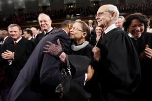 Prior-to-State-of-Union-Obama-hugs-Justice-Ruth-Bader-Ginsburg-as-CJ-John-Roberts-Anthony-Kennedy-Stephen-Breyer-Sonia-Sotomayor-look-on-012511-by-Pablo-Martinez-Monsivais-UPI-300x200, Supreme Court Justice Anthony Kennedy goes out of his way to denounce solitary confinement, News & Views 
