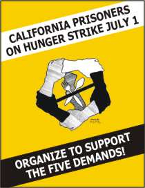 California-Prisoners-on-Hunger-Strike-July-1-graphic, California prisoners win historic gains with settlement against solitary confinement, Abolition Now! 