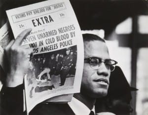 Malcolm-X-w-newspaper-1962-63-‘If-youre-not-ready-to-die-for-it-take-the-word-freedom-out-of-your-vocabulary’-by-Gordon-Parks-web-300x235, Gordon Parks, genius at work, Culture Currents 