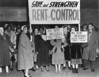 Rent-control-rally-1950s, How big money stole Richmond’s renters’ protections in less than a month, Local News & Views 
