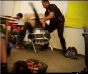 Cop-Ben-Fields-tosses-16-yr-old-girl-in-classroom-desk-102615-Spring-Valley-HS-Columbia-SC-300x253, Black women leaders outraged by police violence against South Carolina student, News & Views 