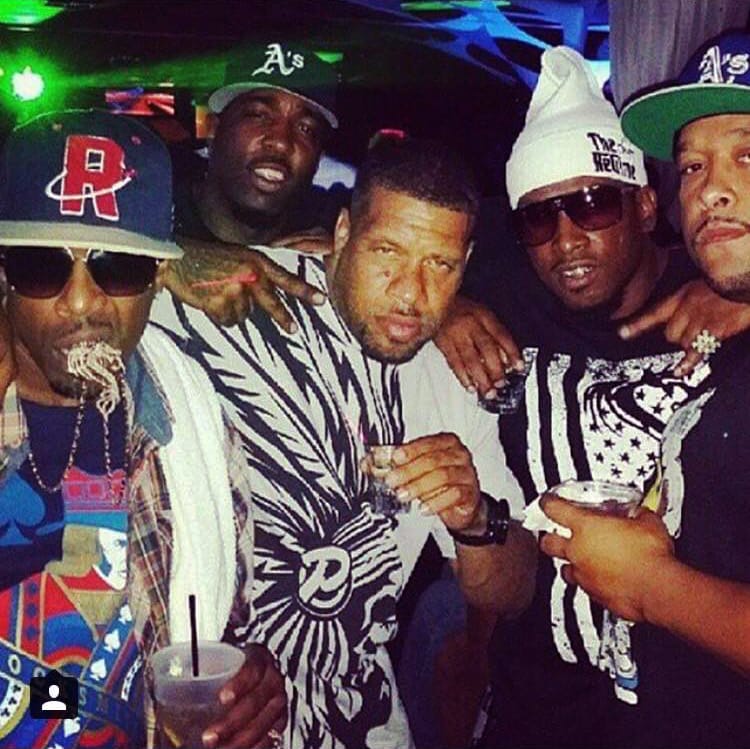 Dru-Down-Yukmouth-Stone-Ramsey-Kuzzofly-Big-Hen-at-Stone’s-welcome-home-party, Stone Ramsey invades the street lit genre, Culture Currents 