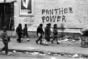Children-walk-to-school-past-Panther-Power-graf-Oakland-late-1960s-web-300x202, Joe Debro on racism in construction, Part 13, Local News & Views 