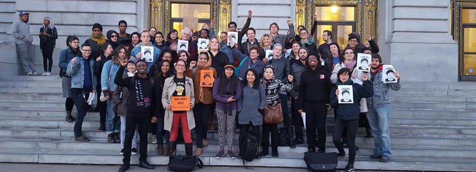 No-New-SF-Jail-Coalition-celebrates-victory-City-Hall-steps-121515, All eyes on San Francisco Dec. 15: Tell Supervisors to vote for NO NEW JAIL, Local News & Views 