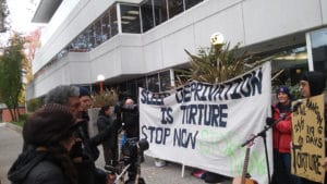 Sleep-deprivation-rally-at-CDCR-Sacramento-113015-by-Anita-Wills-300x169, Take action against ongoing sleep deprivation torture – 137 days as of Dec. 18, Abolition Now! 