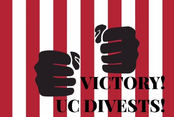 Victory-UC-Divests-by-Afrikan-Black-Coalition, Black students persuade University of California to divest from private prisons – Wells Fargo next, News & Views 