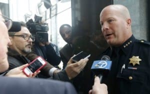 SFPD-Chief-Suhr-wants-tasers-in-wake-of-Mario-Woods’-execution-120715-by-Jeff-Chiu-AP-300x188, National Lawyers Guild calls for SFPD accountability, not tasers, Local News & Views 