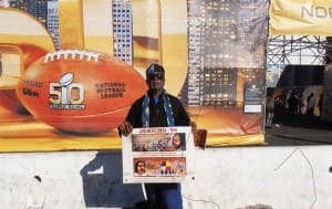 Jahahara-with-Mumia-Abu-Jamal-and-Leonard-Peltier-at-Super-Bowl-50-Levi-Stadium-020716-300x189, Free Leonard Peltier, wrongly imprisoned 40 years, Abolition Now! 