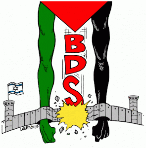 BDS-smashes-apartheid-wall-cartoon-by-Latuff-2013-295x300, Movement to stop BDS against Israel championed by Hillary Clinton and Justin Trudeau, World News & Views 