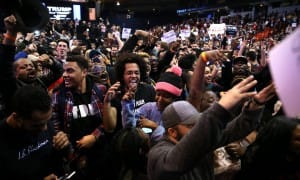 Chicago-students-inside-UIC-pavilion-celebrate-Trump-rally-cancellation-031116-by-Chicago-Tribune-300x180, How students in Chicago organized to shut down Trump, News & Views 