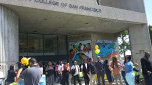 SF-PUC-Taco-Tuesday-proposal-replace-SE-Campus-City-College-crowd-1800-Oakdale-041916-by-Bethaney-Lee-300x169, Will the Southeast Campus of City College at 1800 Oakdale become a PUC office building?, Local News & Views 