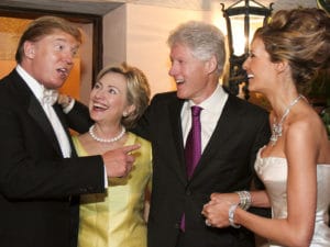 Donald-Trump-Hillary-Bill-Clinton-Melania-Trump-at-Trumps’-wedding-2005-by-Maring-Photography-300x225, Voting, the final fig-leaf, News & Views 