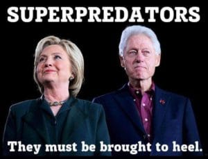 Superpredators-They-must-be-brought-to-heel-Bill-Hillary-Clinton-graphic-by-Nsiala-Kongo-300x229, It’s personal: Bubba, your cover’s blown, News & Views 