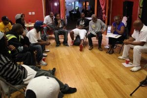 Adimu-Madyun-facilitates-DetermiNation-meeting-of-young-Black-men-Oakland-300x200, Oakland’s Prosperity Movement fights gentrification by supporting local culture, Local News & Views 