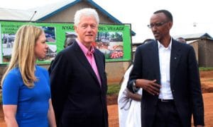 Chelsea-Bill-Clinton-Paul-Kagame-tour-Rwanda-health-clinics-0712-by-Cyril-Ndegeya-AP-300x180, Rwanda, the Clinton dynasty and the case of Dr. Léopold Munyakazi, World News & Views 