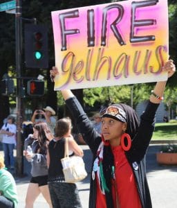 Andy-Lopez-march-rally-Alia-Sharrief-Fire-Gelhaus-071214-by-Daniela-Kantorova-256x300, Gelhaus gets a promotion after getting away with the murder of Andy Lopez, Local News & Views 