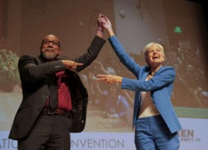 Jill-Stein-announces-VP-Ajamu-Baraka-Green-Party-Convention-0816-by-Elizabeth-Conley-Houston-Chron-300x216, Green Party ticket: Jill Stein and Ajamu Baraka, News & Views 