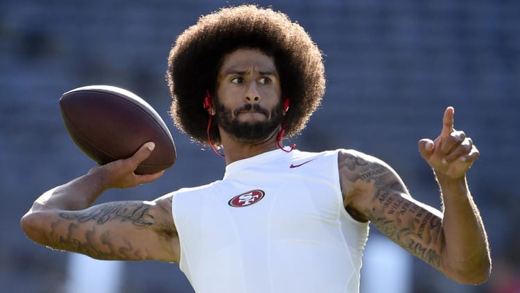 Colin-Kaepernick-warms-up-for-Chargers-game-San-Diego-090116-by-Denis-Poroy-AP, Dear readers, let’s reach out to Colin Kaepernick about supporting the SF Bay View newspaper, Local News & Views 