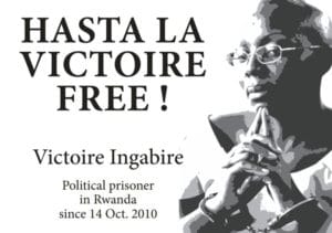 Hasta-La-Victoire-Free-Victoire-Ingabire-graphic-300x211, Six years since Ingabire arrest, 20 since DRC invasion, World News & Views 