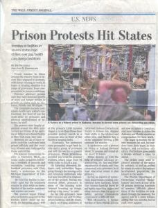 Prison-Protests-Hit-States-Wall-St-Journal-091416-clipping-web-228x300, Help prisoners break the ban on Bay View, Behind Enemy Lines 