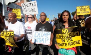 No-white-supremacy-in-the-White-House’-protesters-march-outside-Black-church-as-Trump-speaks-Detroit-090416-by-Rebecca-Cook-Reuters-web-300x180, Twelve ideas post-election from front line organizers, News & Views 